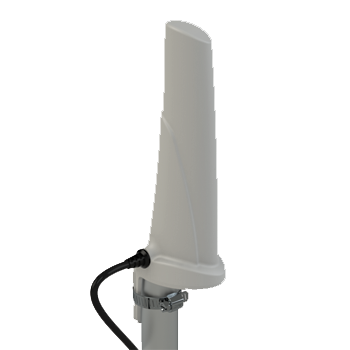 Antenne 4G/5G compacte Poynting OMNI-280 avec son câble SMA, vue principale