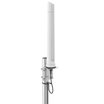 Antenne Wi-Fi omnidirectionnelle Poynting OMNI-296 blanche sur support de mât