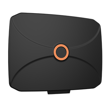 Antenne panneau 5G MIMO multifonction Poynting PANL noire, vue de face