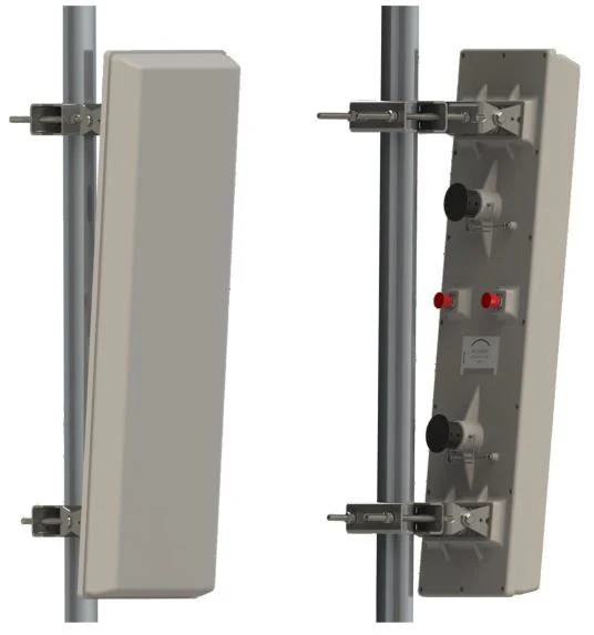 Antenne secteur Wi-Fi 2,4 GHz Prosoft A2416NJ-DP-B à ouverture réglable et double polarisation