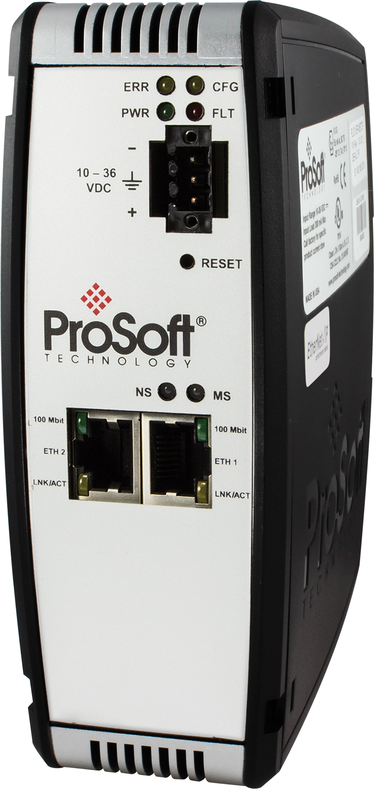 Passerelle Modbus TCP vers PROFINET Prosoft PLX32-MBTCP-PND à deux ports Ethernet Passerelle Modbus TCP vers PROFINET Prosoft PLX32-MBTCP-PND à deux ports Ethernet