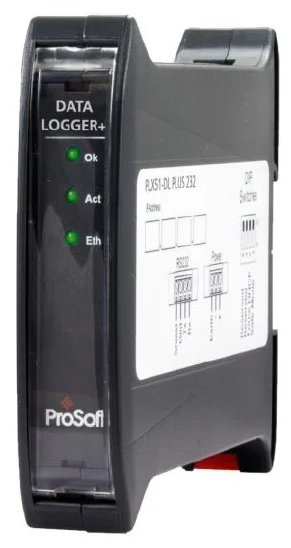 Enregistreur Prosoft PLX51-DLplus-232 avec courbes web et API REST, vue produit
