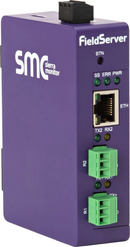 Passerelle Prosoft Universal QuickServer BACnet Modbus avec port Ethernet et borniers série