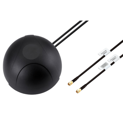 Antenne dôme 4G LTE MIMO Red Lion ANT-MA741BBI001 avec deux câbles SMA