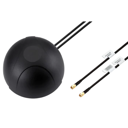 Antenne dôme 4G LTE MIMO Red Lion ANT-MA741BBI001 avec deux câbles SMA
