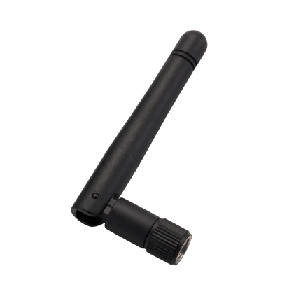 Antenne Wi-Fi articulée Red Lion ANT-GW11A153 à connecteur RP-SMA, pliée à 90 degrés