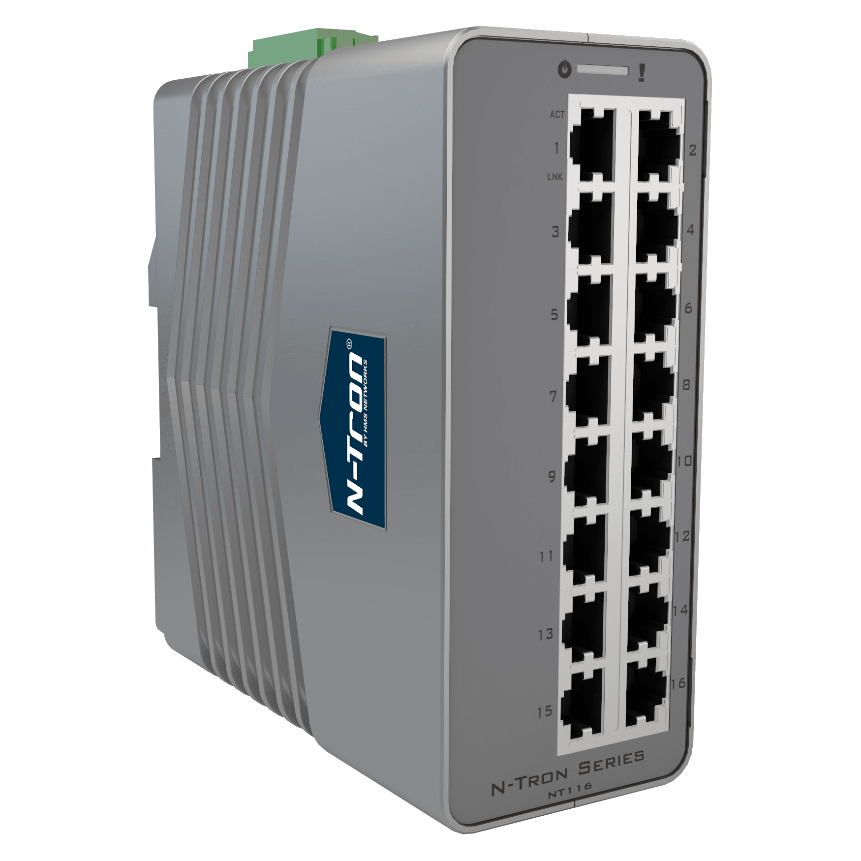 Switch Ethernet industriel Red Lion N-Tron NT-116 à 16 ports RJ45 sur rail DIN Switch Ethernet industriel Red Lion N-Tron NT-116 à 16 ports RJ45 sur rail DIN