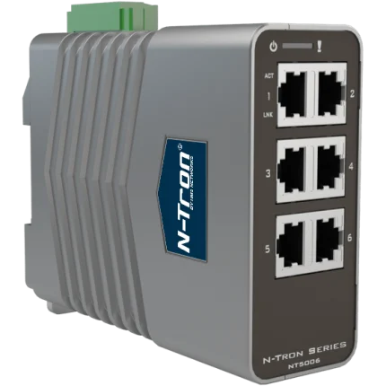 Switch Gigabit Red Lion N-Tron NT-5006 six ports RJ45 sur rail DIN