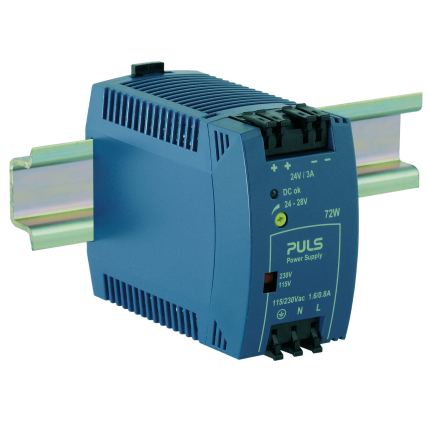 Alimentation Red Lion NTPS-24-3 montée sur rail DIN, sortie 24 VDC 3 A
