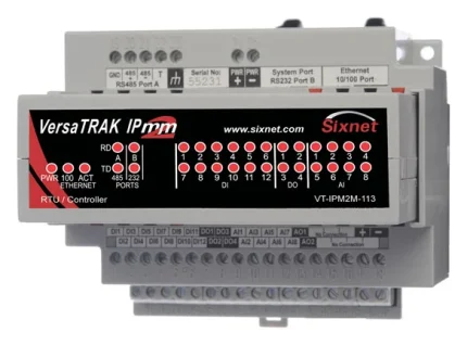 Red Lion Sixnet VersaTRAK IPm2m 113, RTU et contrôleur programmable industriel, vue de face